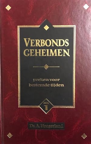 Image du vendeur pour Verbondsgeheimen (Deel 1). Preken voor bestemde tijden mis en vente par Antiquariaat Schot