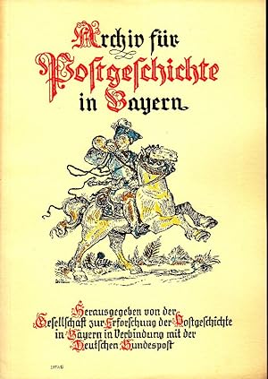 Archiv für Postgeschichte in Bayern. Nr. 2. 1975. -