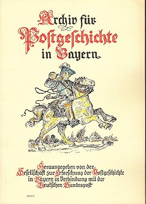 Archiv für Postgeschichte in Bayern. Nr. 2. 1972. -