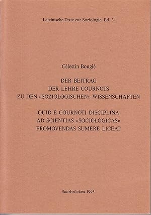 Seller image for Der Beitrag Montesquieus zur Begrndung der Soziologie. Quid secundatus scientiae politicae constituendae contulerit. - for sale by Antiquariat Tautenhahn