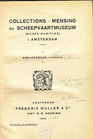 Collections-Mensing au Scheepvaartmuseum (Musée Maritiime) à Amsterdam I: Bibliothèque. -