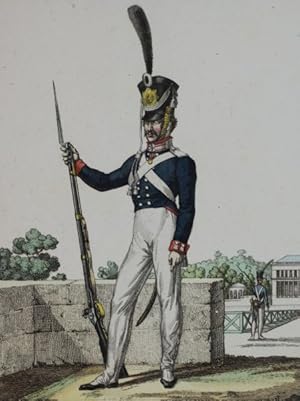 Bild des Verkufers fr Garde Royale. Grenadier du Rgiment de la Reine. - zum Verkauf von Antiquariat Tautenhahn