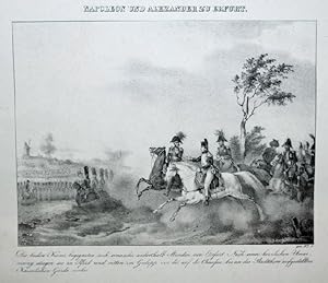 Napoleon und Alexander zu Erfurt. -