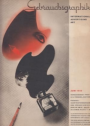 Bild des Verkufers fr Gebrauchsgraphik. International Advertising Art. Zehnter Jahrgang 1933. Heft 6. - zum Verkauf von Antiquariat Tautenhahn