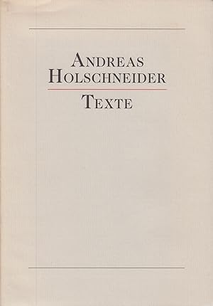 Seller image for Andreas Holschneider: Vortrge und Aufstze aus den Jahren 1970 bis 1987. - for sale by Antiquariat Tautenhahn