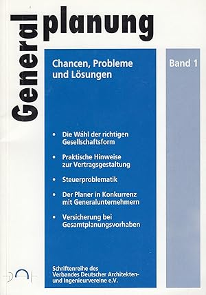 Seller image for Generalplanung: Chancen, Probleme und Lsungen. - for sale by Antiquariat Tautenhahn