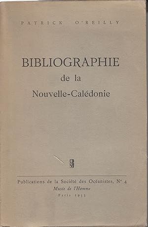 Bild des Verkufers fr Bibliographie Mthodique, Analytique et Critique de la Nouvelle-Caldonie. - zum Verkauf von Antiquariat Tautenhahn