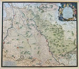 Mappa Geographica continens Archiepiscopatum et Electoratum Coloniensem, cum Conterminis Ducatibu...
