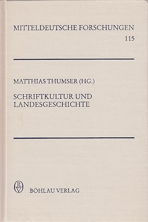 Immagine del venditore per Schriftkultur und Landesgeschichte: Studien zum sdlichen Ostseeraum vom 12. bis zum 16. Jahrhundert. - venduto da Antiquariat Tautenhahn