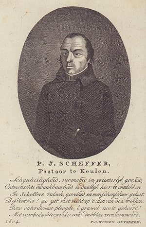 P. J. Scheffer, Pastoor de Keulen. -