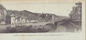 Bild des Verkufers fr Sdliche Ansicht des Schlosses Pierre Encrise und seiner Umgebung bey Lyon. - zum Verkauf von Antiquariat Tautenhahn