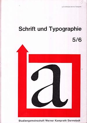 Schrift und Typographie 5/6. -