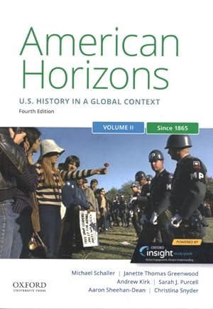 Seller image for American Horizons : U.S. History in a Global Context: Since 1865 for sale by GreatBookPrices