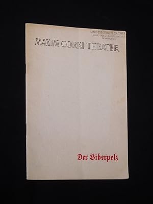 Image du vendeur pour Programmheft 13 Maxim Gorki Theater Berlin 1954/55. DER BIBERPELZ von Gorki. Regie: Christoph Beyertt, Bhnenbild/ Kostme: Paul Lehmann, techn. Ltg.: Hans Mai. Mit Hildegard Friese (Mutter Wolff), Victor Keune, Max Klingberg, Melchior Vulpius, Brigitte Ohmann, Willi Neuenhahn, Rosemarie Herzog, Renate Luderer, Willy Planitzer, Sven Agathon Holm, Hans-Joachim Szories mis en vente par Fast alles Theater! Antiquariat fr die darstellenden Knste