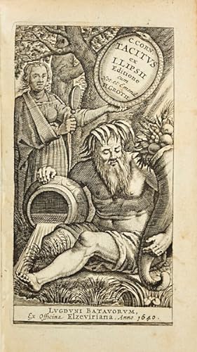 Bild des Verkufers fr C. Corn. Tacitus ex I. Lipsii editione cum not. et emend. H. Grotii. (1-2.) zum Verkauf von Centralantikvariatet