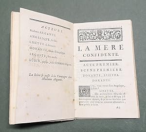Seller image for La Mre confidente. Comdie en trois actes. for sale by Libreria Antiquaria Pregliasco