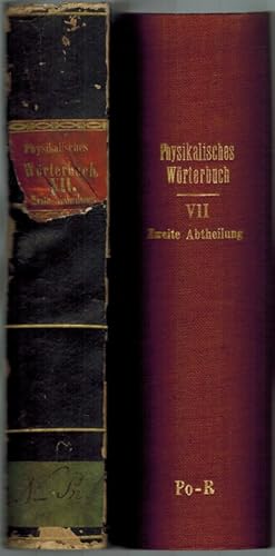 Physikalisches Wörterbuch, neu bearbeitet von Brandes. Gmelin. Horner. Muncke. Pfaff. Siebenter B...