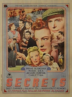 "SECRETS" Réalisé par Pierre BLANCHAR en 1943 d'après la pièce de Ivan TOURGUENIEV (Un mois à la ...