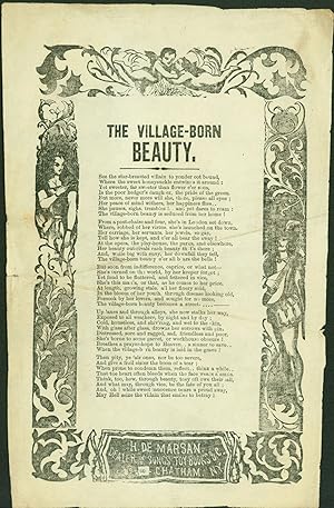 The Village-Born Beauty (broadside songsheet)