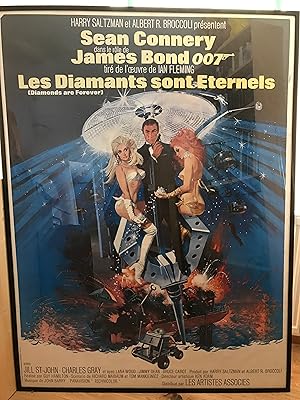 James Bond 007 - Diamantenfieber - Sean Connery: Großformat!!! Französisches orginal Werbeplakat ...