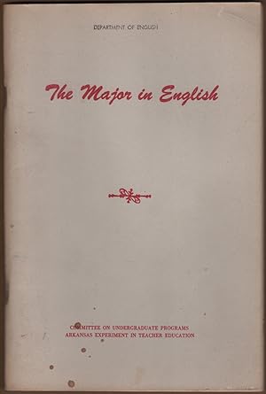 Imagen del vendedor de The Major in English a la venta por Between the Covers-Rare Books, Inc. ABAA