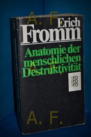 Bild des Verkufers fr Anatomie der menschlichen Destruktivitt. zum Verkauf von Antiquarische Fundgrube e.U.