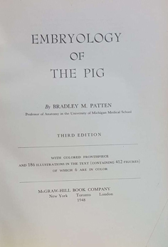 Embryology of the Pig