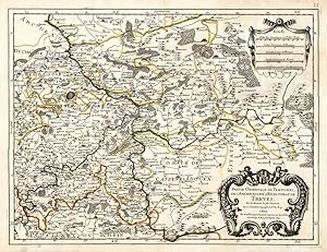 Antique Map-GERMANY-MAINZ-RHINE-MOSEL-Sanson-1674