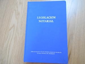 Imagen del vendedor de Legislacin Notarial. a la venta por Librera Camino Bulnes