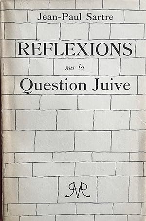 Immagine del venditore per Reflexions sur la question juive. venduto da Jack Baldwin Rare Books