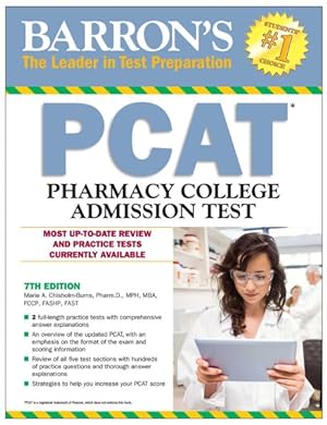 Image du vendeur pour Barron's PCAT : Pharmacy College Admission Test mis en vente par GreatBookPrices