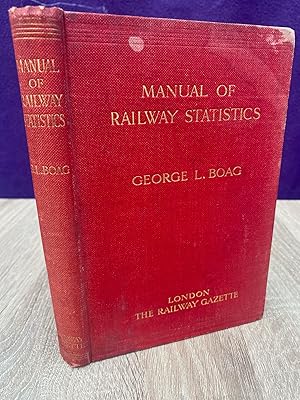 Manual Of Railway Statistics