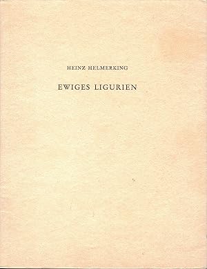 Bild des Verkufers fr Ewiges Ligurien. zum Verkauf von Versandantiquariat Neumann/Hnnige