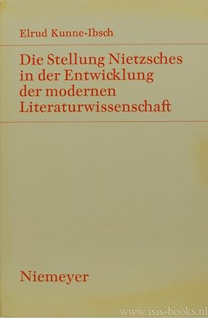 Bild des Verkufers fr Die Stellung Nietzsches in der Entwicklung der modernen Literaturwissenschaft. zum Verkauf von Antiquariaat Isis