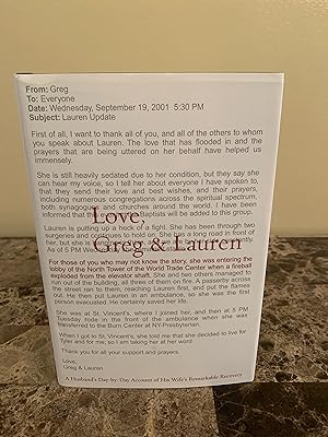 Seller image for Love, Greg & Lauren for sale by Vero Beach Books