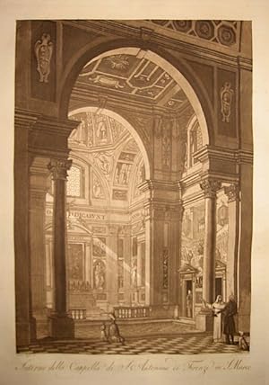 Bild des Verkufers fr Interno della Cappella di S. Antonino di Firenze in S. Marco zum Verkauf von Libreria Ex Libris ALAI-ILAB/LILA member