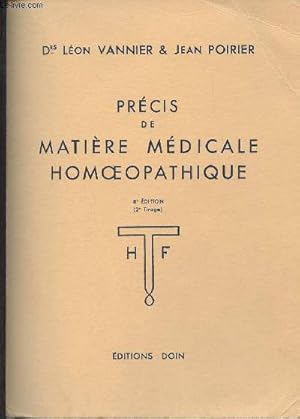 Imagen del vendedor de Prcis de matire mdicale homoeopathique - 8e dition a la venta por Le-Livre