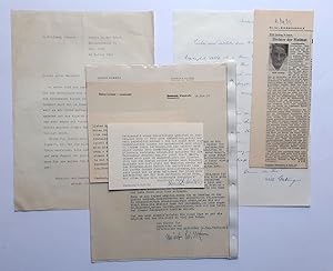 Bild des Verkufers fr Pflzische Schriftsteller - Autographen - Handschriften, Briefe, Dokumente - Erni Deutsch, Susanne Faschon, Theodor Zink, Heinz Lorenz, Wolfgang Schwarz, Willi Gutting, Paul Burghardt, Ernst Christmann, Rudolf Ludwig, Hermann Sauter zum Verkauf von Verlag IL Kunst, Literatur & Antiquariat