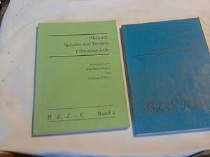 Bild des Verkufers fr Bremer Linguistisches Kolloquium ; Bde 3 + 4 ;; Rhetorik, Sprache und Denken, Ethnolinguistik. // Studien zur Soziolinguistik und Sprachgeschichte hrsg. von Karl Heinz Wagner und Wolfgang Wildgen / Bremer Linguistisches Kolloquium zum Verkauf von Versandhandel Rosemarie Wassmann