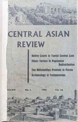 Immagine del venditore per Central Asian Review Vol.14.1 venduto da SEATE BOOKS