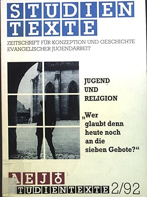 Bild des Verkufers fr Jugend und Religion: "Wer glaubt denn heute noch an die sieben Gebote?". zum Verkauf von books4less (Versandantiquariat Petra Gros GmbH & Co. KG)