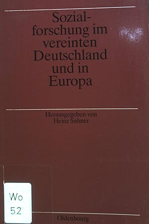 Immagine del venditore per Sozialforschung im vereinten Deutschland und in Europa venduto da books4less (Versandantiquariat Petra Gros GmbH & Co. KG)
