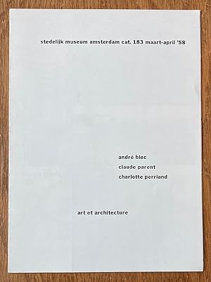 Immagine del venditore per Art et architecture Andr Bloc, Claude Parent, Charlotte Perriand venduto da Antiquariaat Digitalis