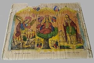 Litografia San Michele - Madonna dell'Incoronata - San Nicola di Bari