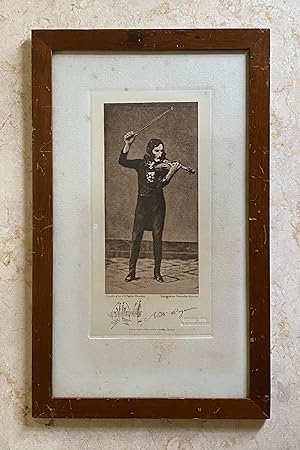 Immagine del venditore per Original Faked Image of Nicol Paganini 1782-1840, the Great Violinist Full Standing Playing the Violin venduto da Little Stour Books PBFA Member