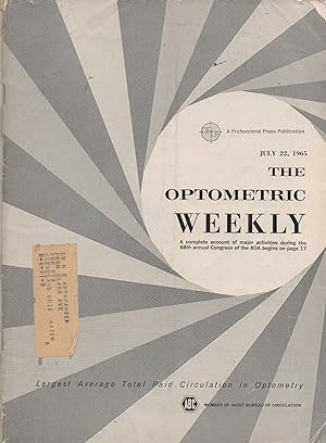 The Optometric Weekly July 22, 1965