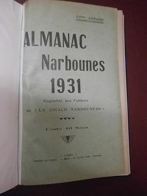 Almanac Narbounes 1931.
