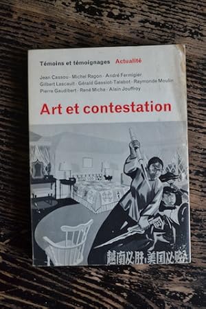 Bild des Verkufers fr Art et contestation zum Verkauf von Un livre en poche