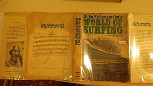 Imagen del vendedor de Duke Kahanamoku's World of Surfing, In Color dustjacket FOTO By LeRoy Grannis, ( Ancient Surfing, Todays Surfing, That Legendary Ride, On Selecting a Board, Body Surfing ETC ) Glossary of Surfing Terms, a la venta por Bluff Park Rare Books
