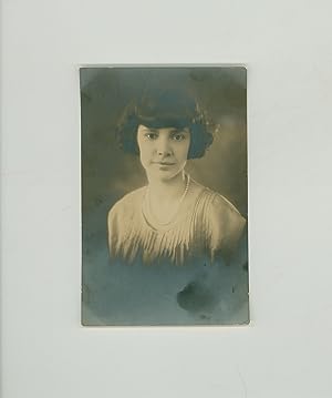 Sweet Bird of Youth - Vintage 1920s Portrait of Lovely Young Woman. Formal Unmounted Photograph .